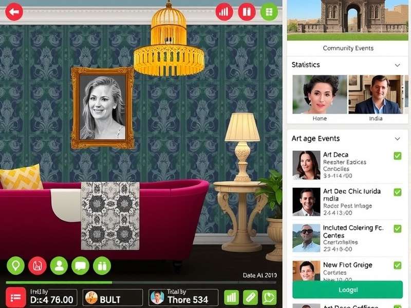 Art Deco Chic India User Statistics